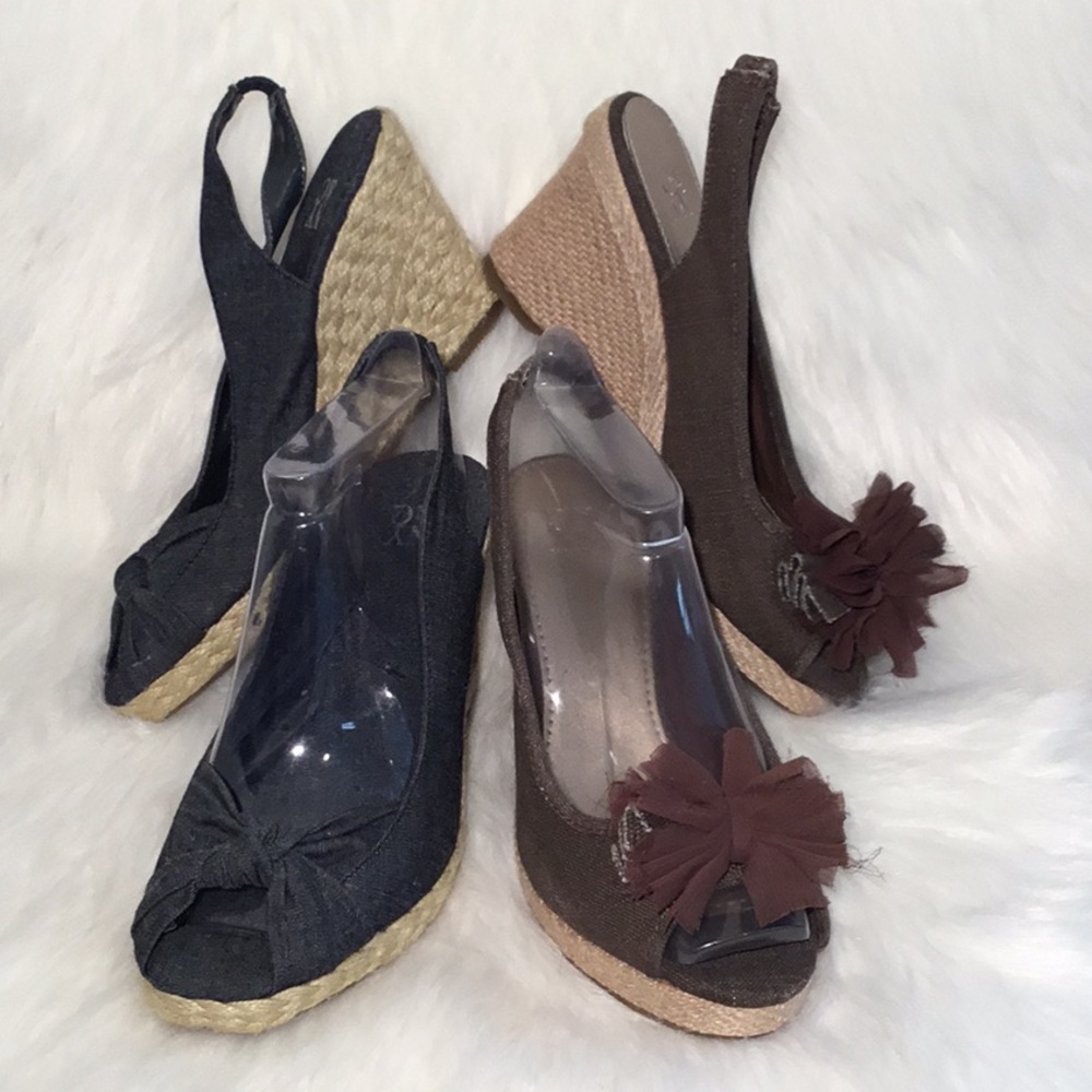 NY&CO SLINGBACK WEDGE BUNDLE